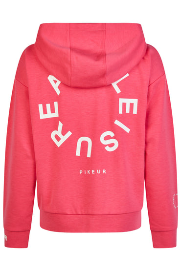PIKEUR bluza z kapturem HOODY JACKET raspberry pink SS 2026