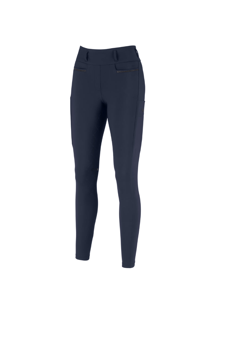 Pikeur Bryczesy zimowe damskie LINETT TI.SD 6555 z wysokim stanem A/W 2025 Black
