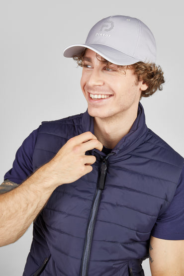 PIKEUR czapka z daszkiem CAP LASERCUT+MESH Pearl Gray SS 2026