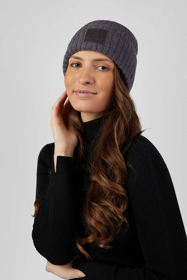 Pikeur Beanie damska A/W 26 Czapka zimowa damska Basalt Grey