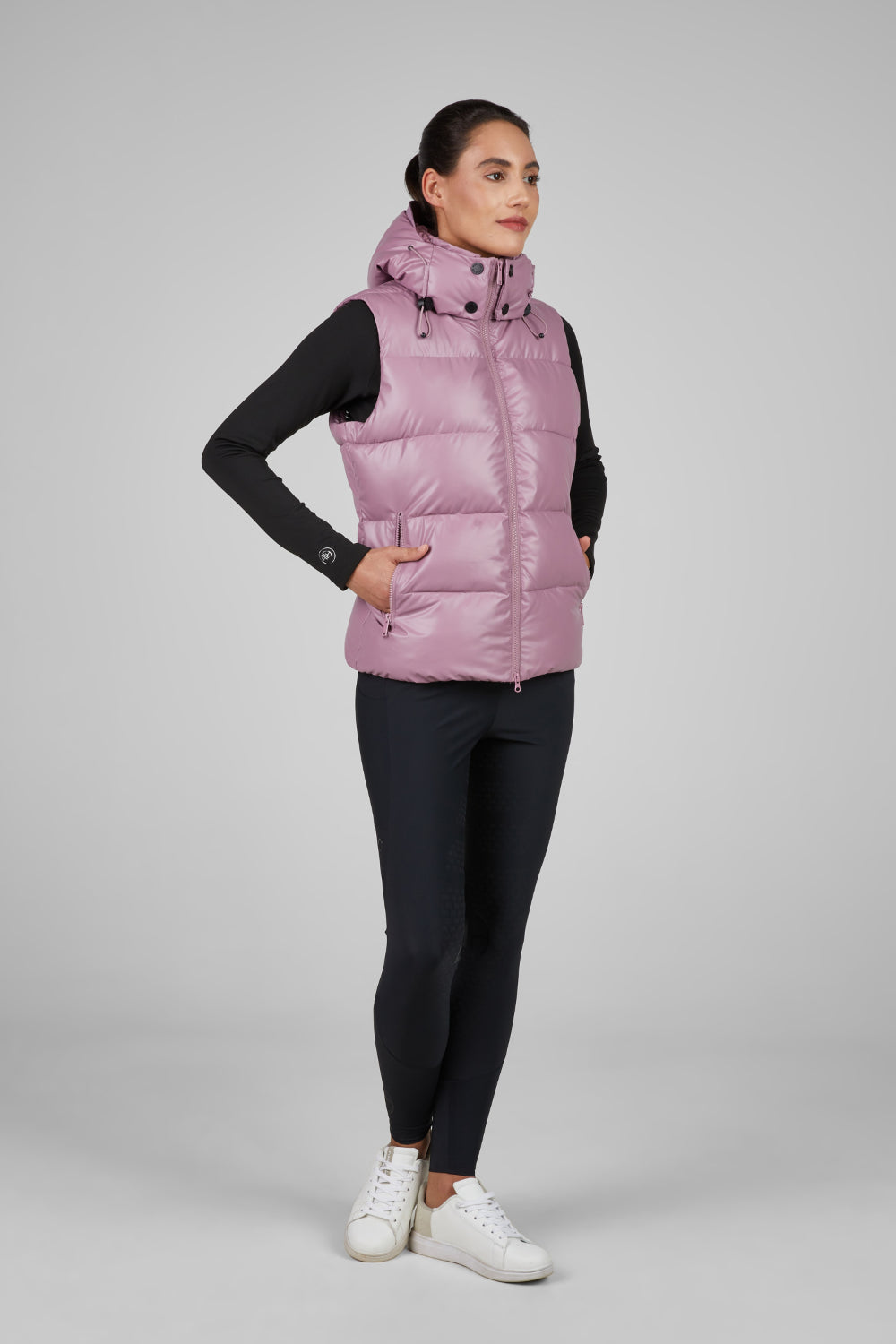 Pikeur Kamizelka QUILTED VEST 8004 Athleisure A/W 2025 Berry Blush - Cavalo