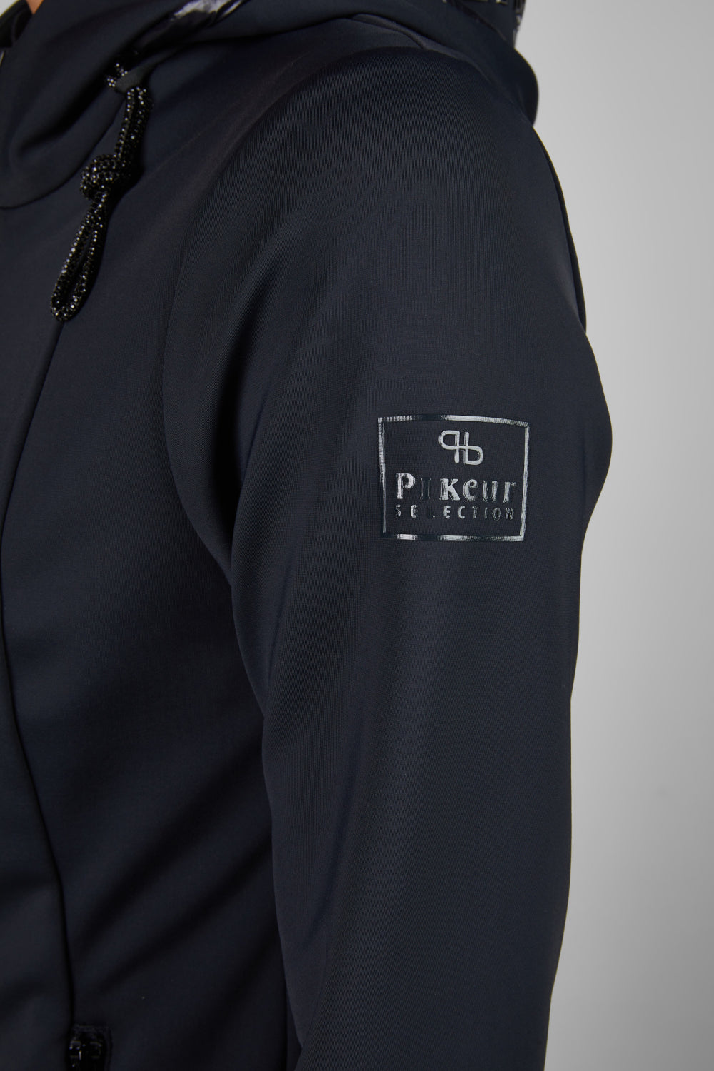 Pikeur Bluza z kapturem Fleece Jacket 8045 Selection A/W 2025 Nightblue - Cavalo