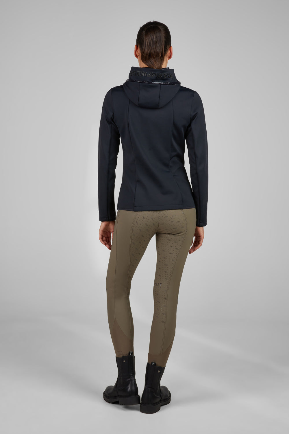 Pikeur Bluza z kapturem Fleece Jacket 8045 Selection A/W 2025 Nightblue - Cavalo