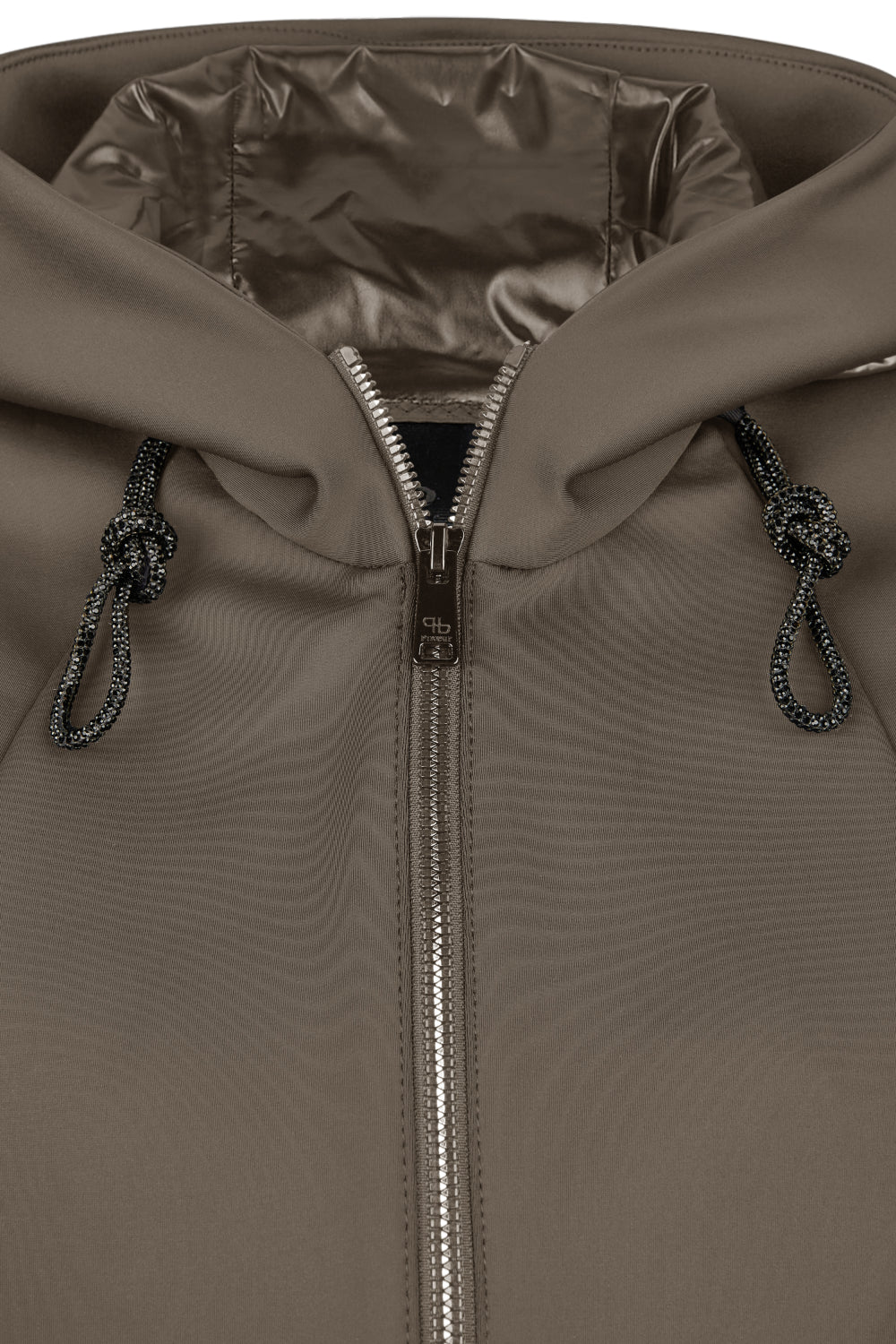Pikeur Bluza z kapturem Fleece Jacket 8045 Selection A/W 2025 Black - Cavalo