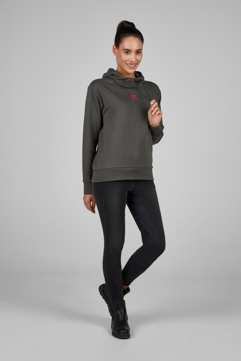 Pikeur Bluza z kapturem Fleece Jacket Athleisure 8275 A/W 2025 Nightblue