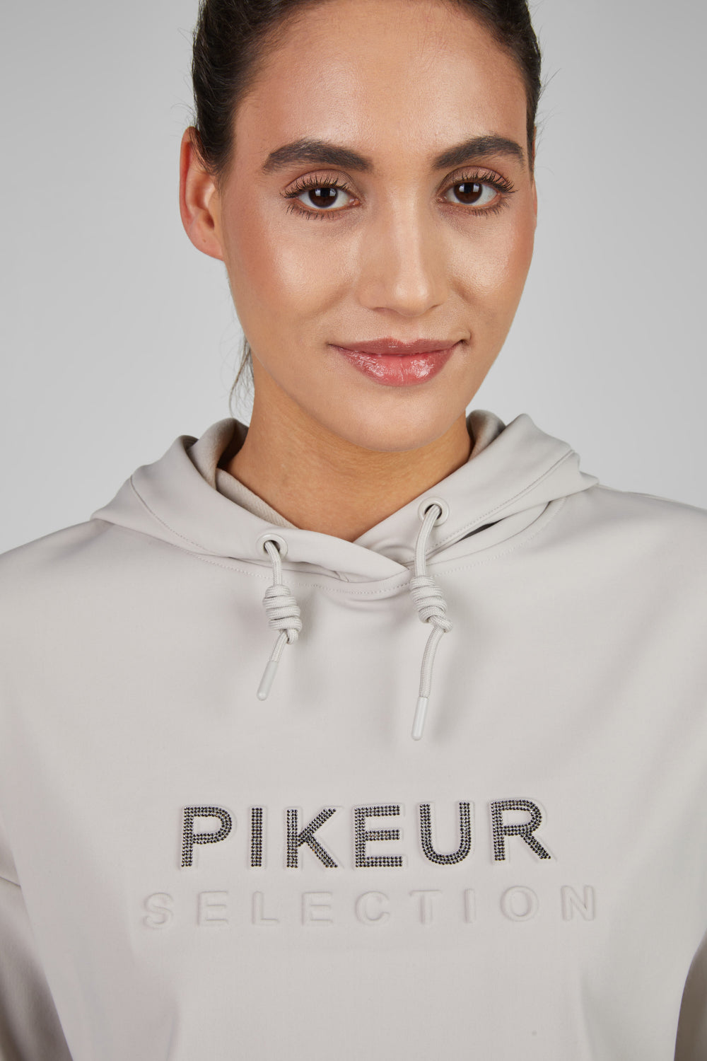 Pikeur Bluza z kapturem 8281 Selection A/W 2025 Pale Grey - Cavalo