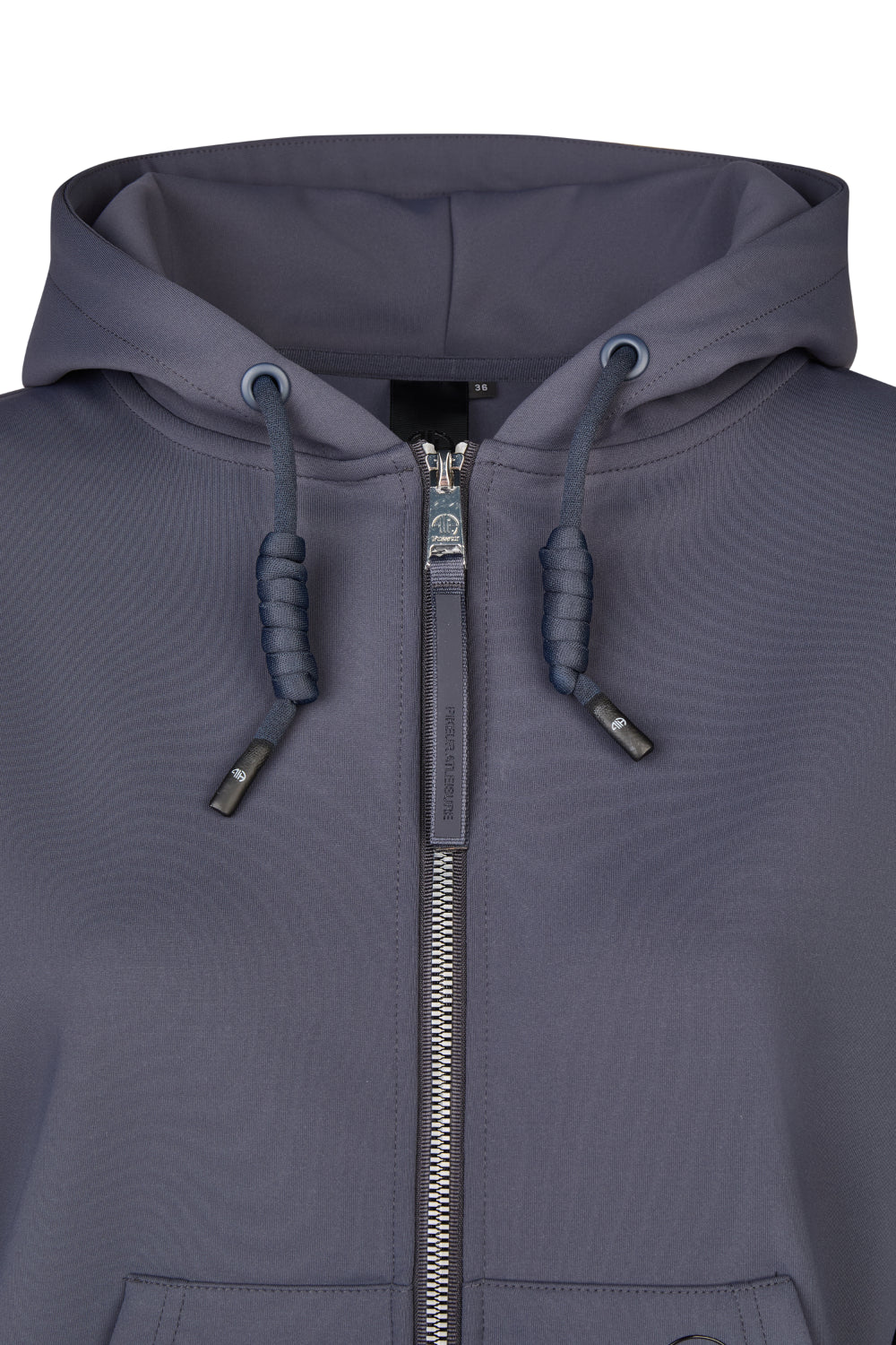 Pikeur Bluza z kapturem HOODY Jacket Athleisure 8282 A/W 2025 Graphite Blue