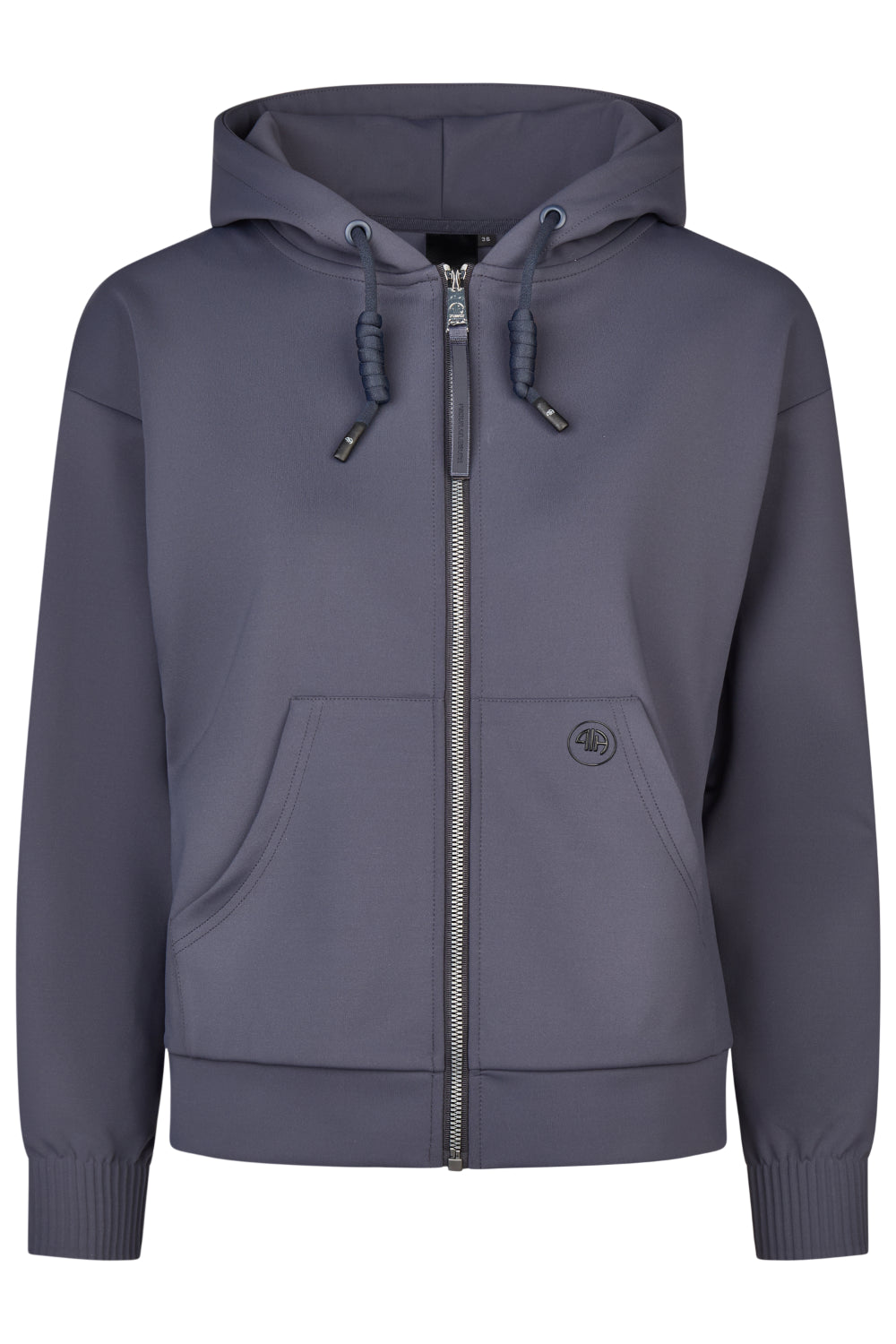 Pikeur Bluza z kapturem HOODY Jacket Athleisure 8282 A/W 2025 Graphite Blue