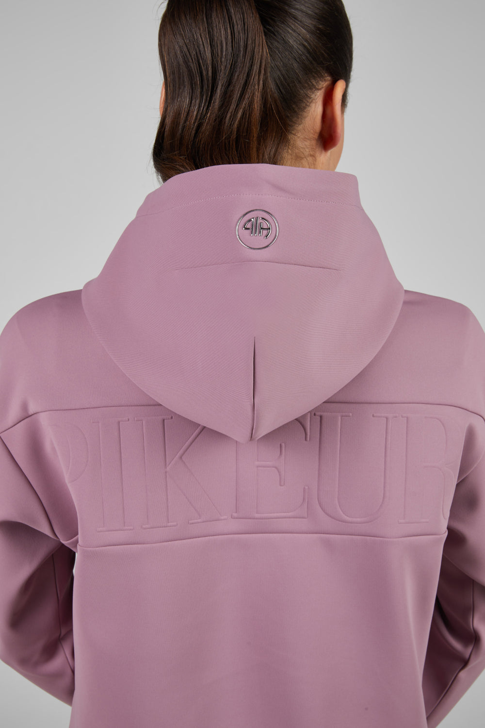 Pikeur Bluza z kapturem HOODY Jacket Athleisure 8282 A/W 2025 Berry Blush