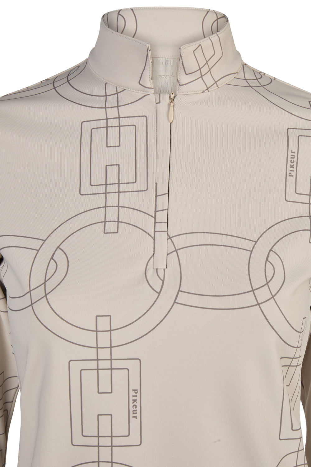 Pikeur koszulka funkcyjna ZIP SHIRT 8284 Selection A/W 2025 Slate Brown - Cavalo