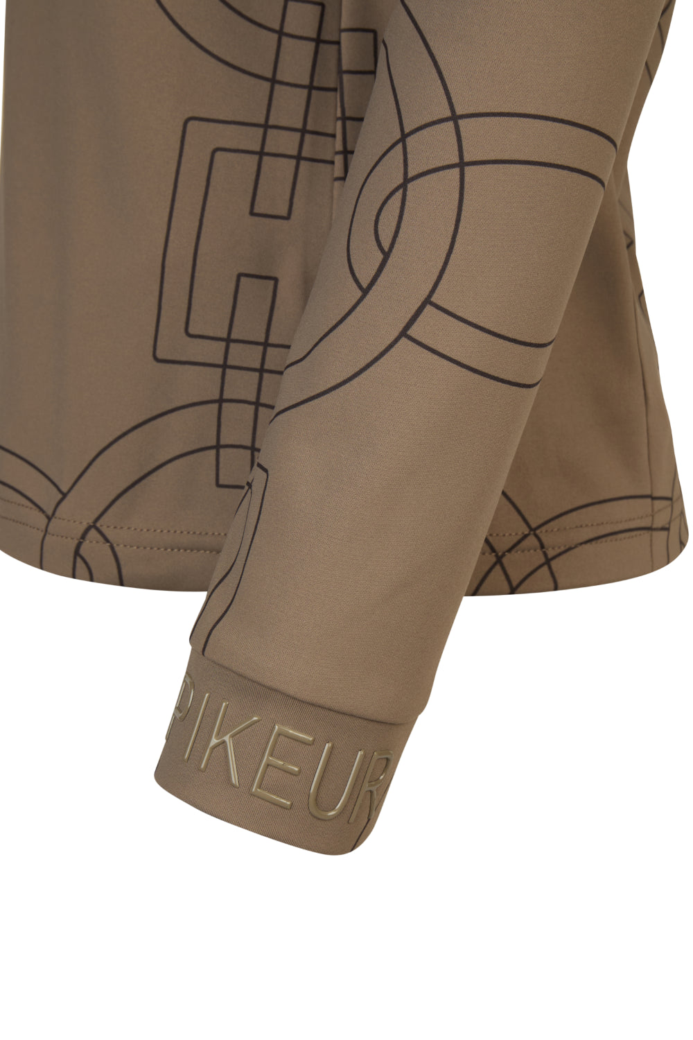 Pikeur koszulka funkcyjna ZIP SHIRT 8284 Selection A/W 2025 Slate Brown - Cavalo