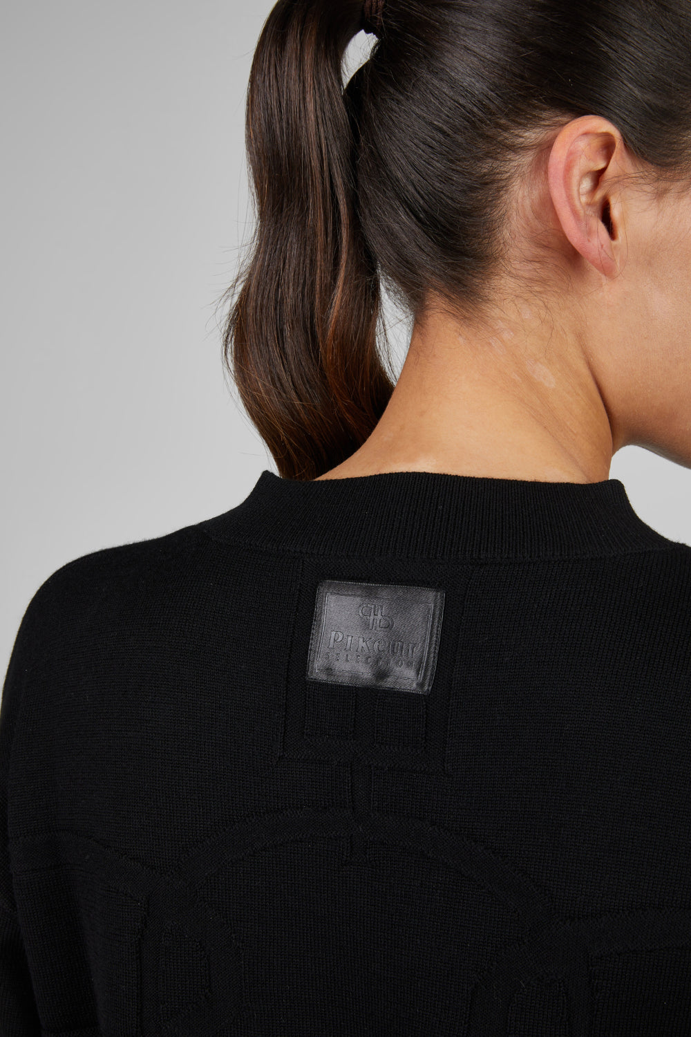 Pikeur Bluza Knitted Pullover 8286 Selection A/W 2025 Black - Cavalo
