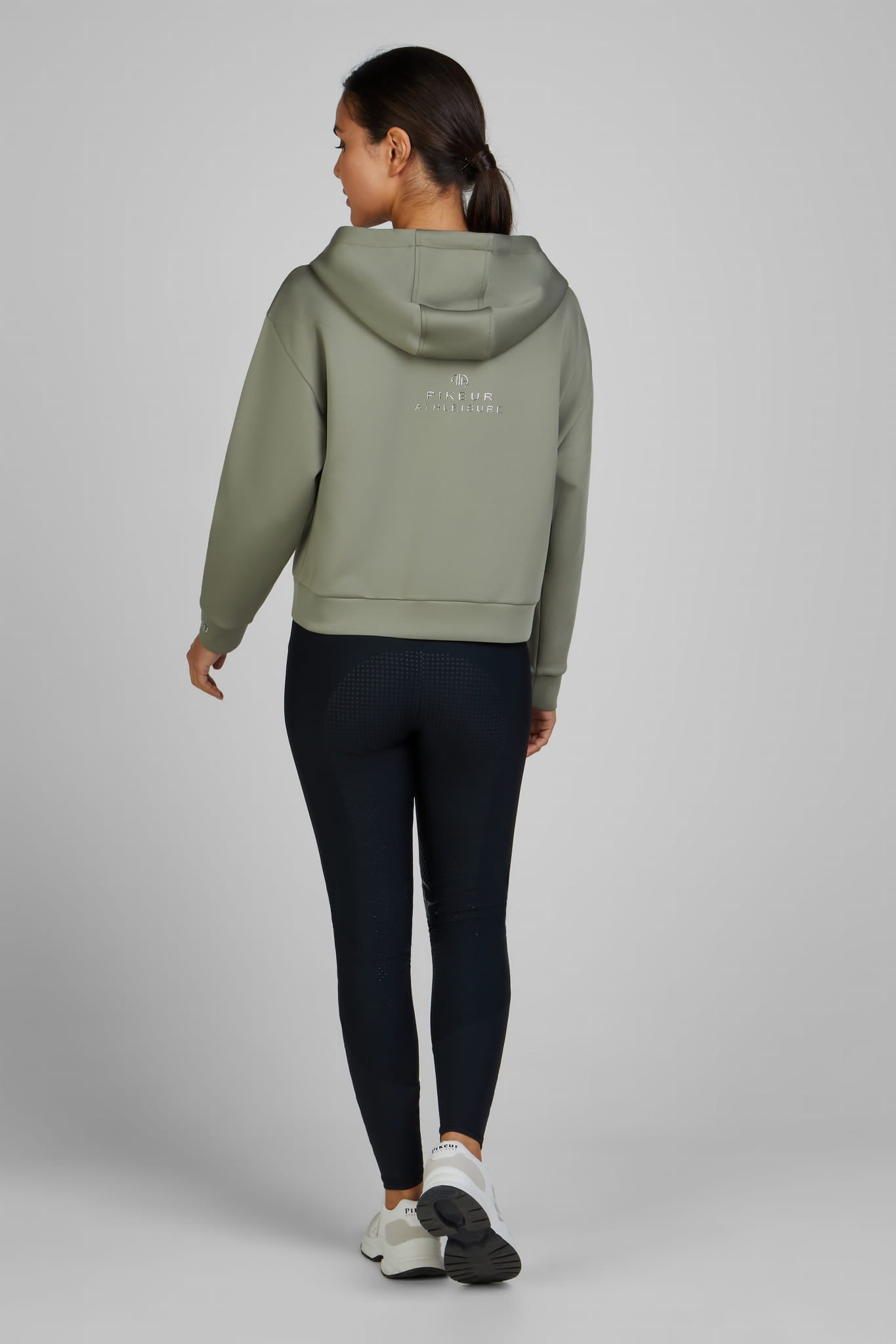 Bluza jeździecka z kapturem Hoody Athleisure 7281 Pikeur Light Moos SS 2025 - Cavalo