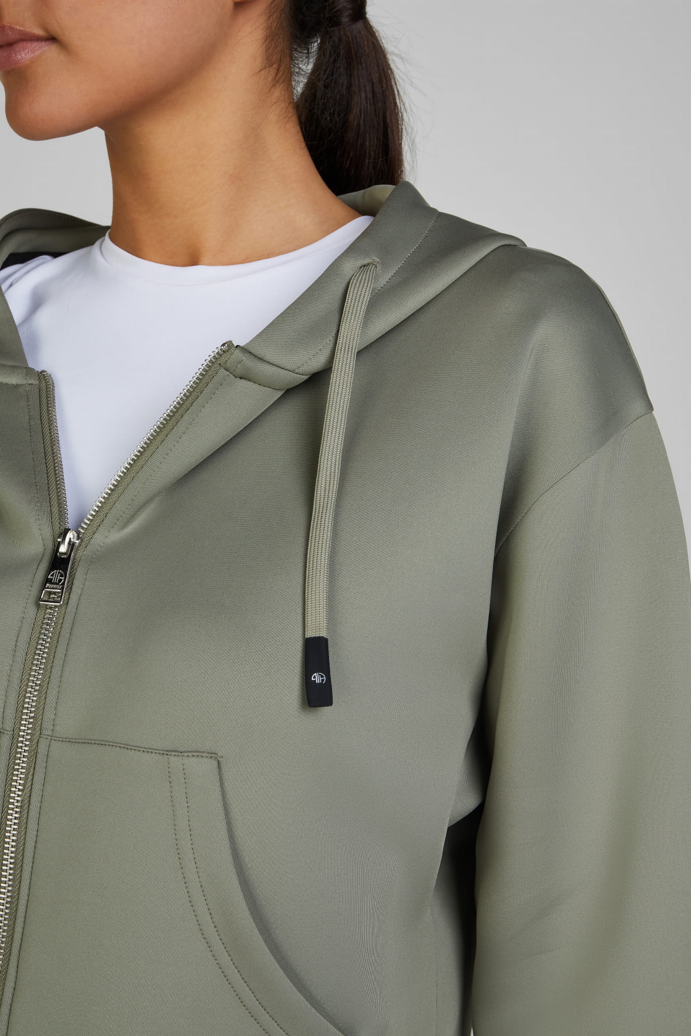 Bluza jeździecka z kapturem Hoody Athleisure 7281 Pikeur Light Moos SS 2025 - Cavalo