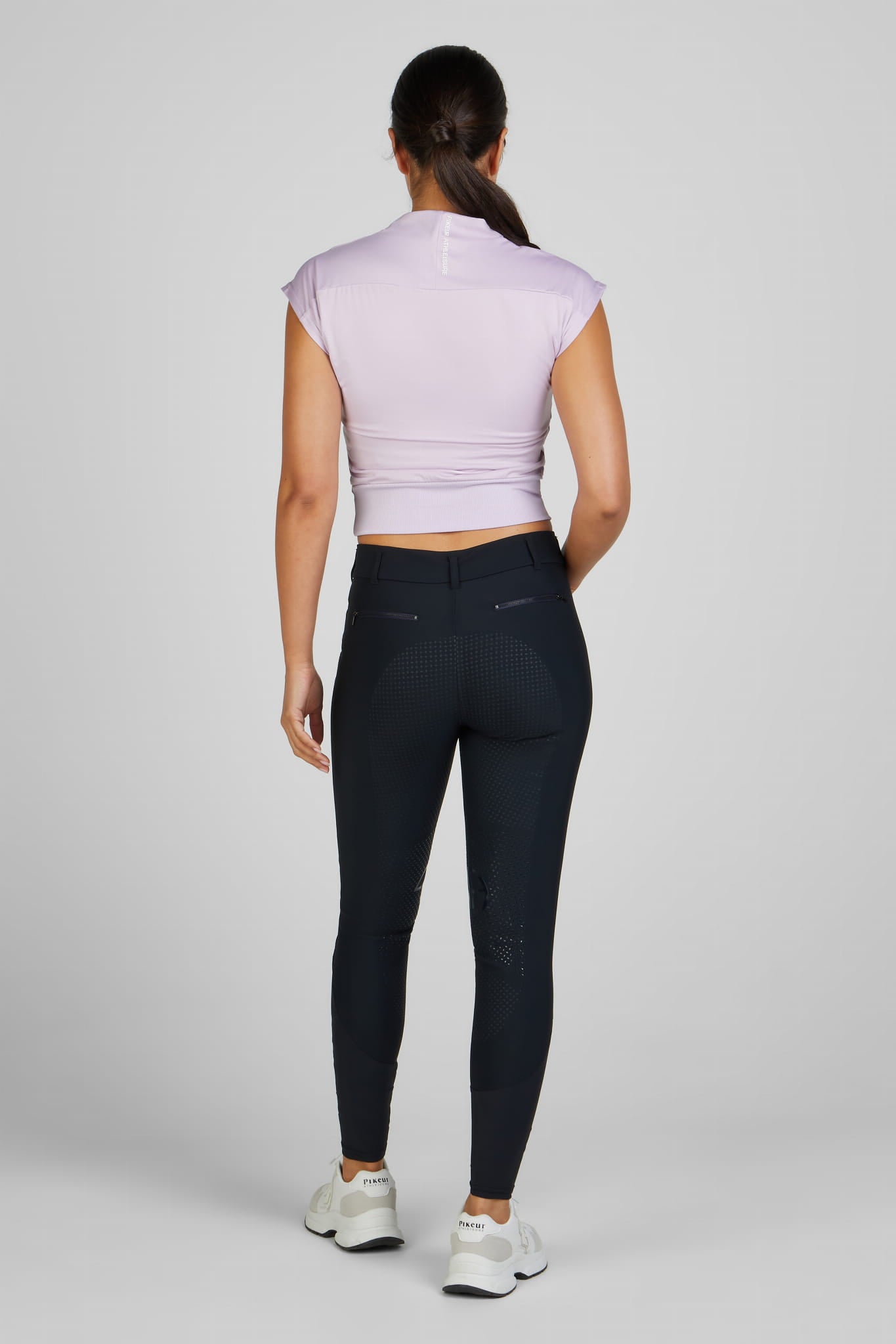 Koszulka damska T-shirt Cropped 7219 Athleisure Lavender Blush S/S 2025 - Cavalo