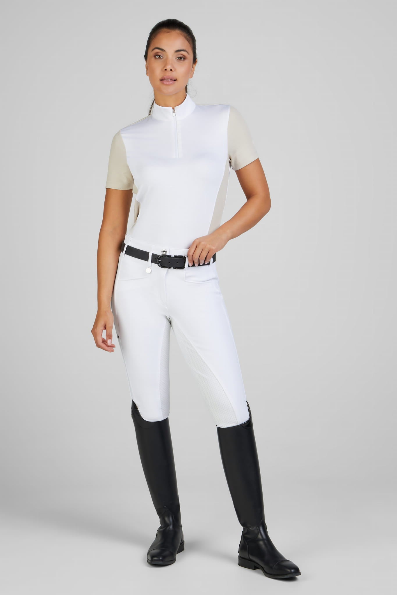 Koszulka funkcyjna damska Pikeur 7311 Competition shirt Sports S/S 2025 - Cavalo