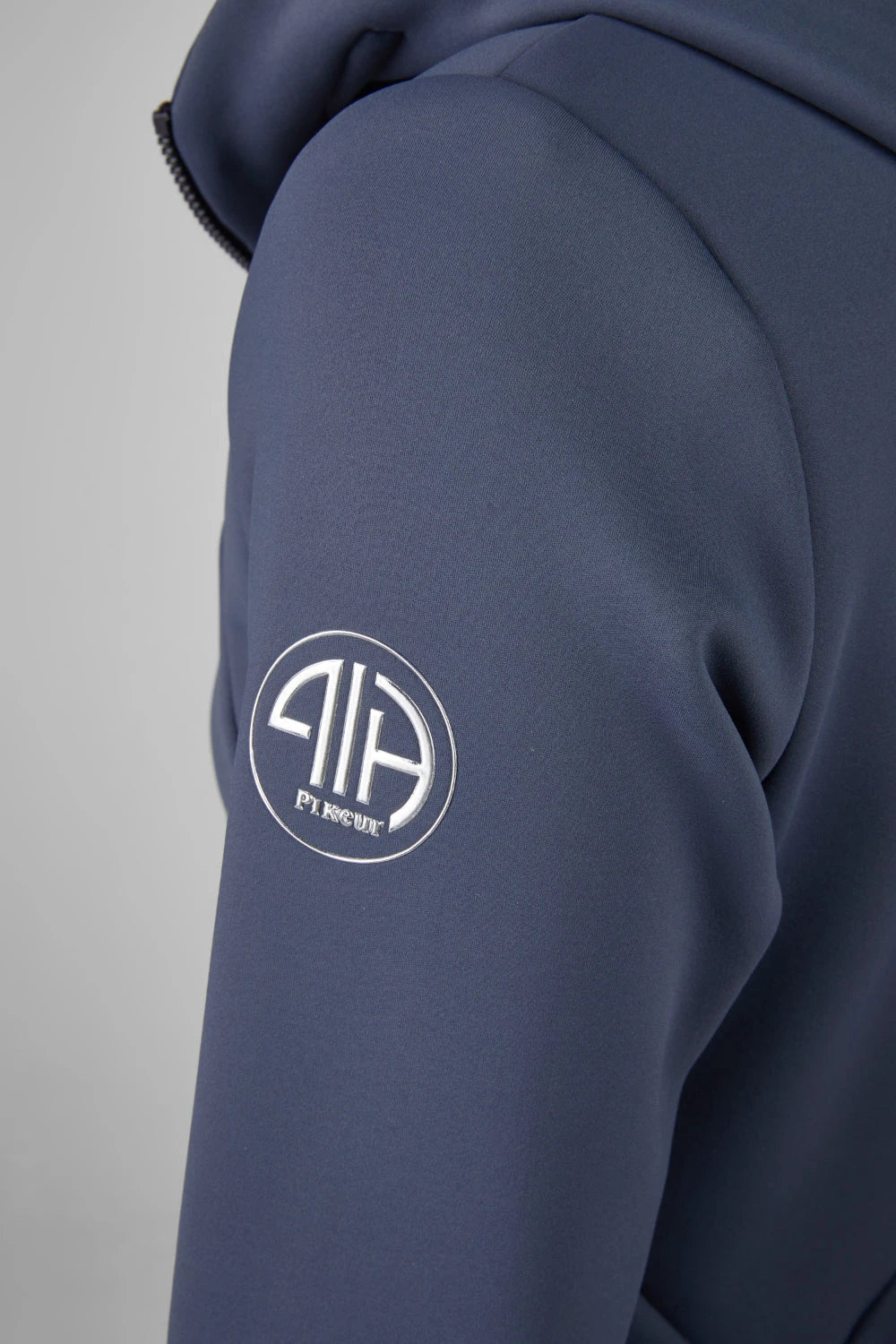 Pikeur Bluza z kapturem Fleece Jacket Athleisure 8046 A/W 2025 Graphite Blue - Cavalo