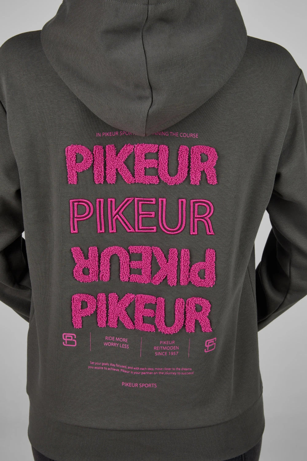 Pikeur Bluza z kapturem Fleece Jacket Athleisure 8275 A/W 2025 Nightblue - Cavalo