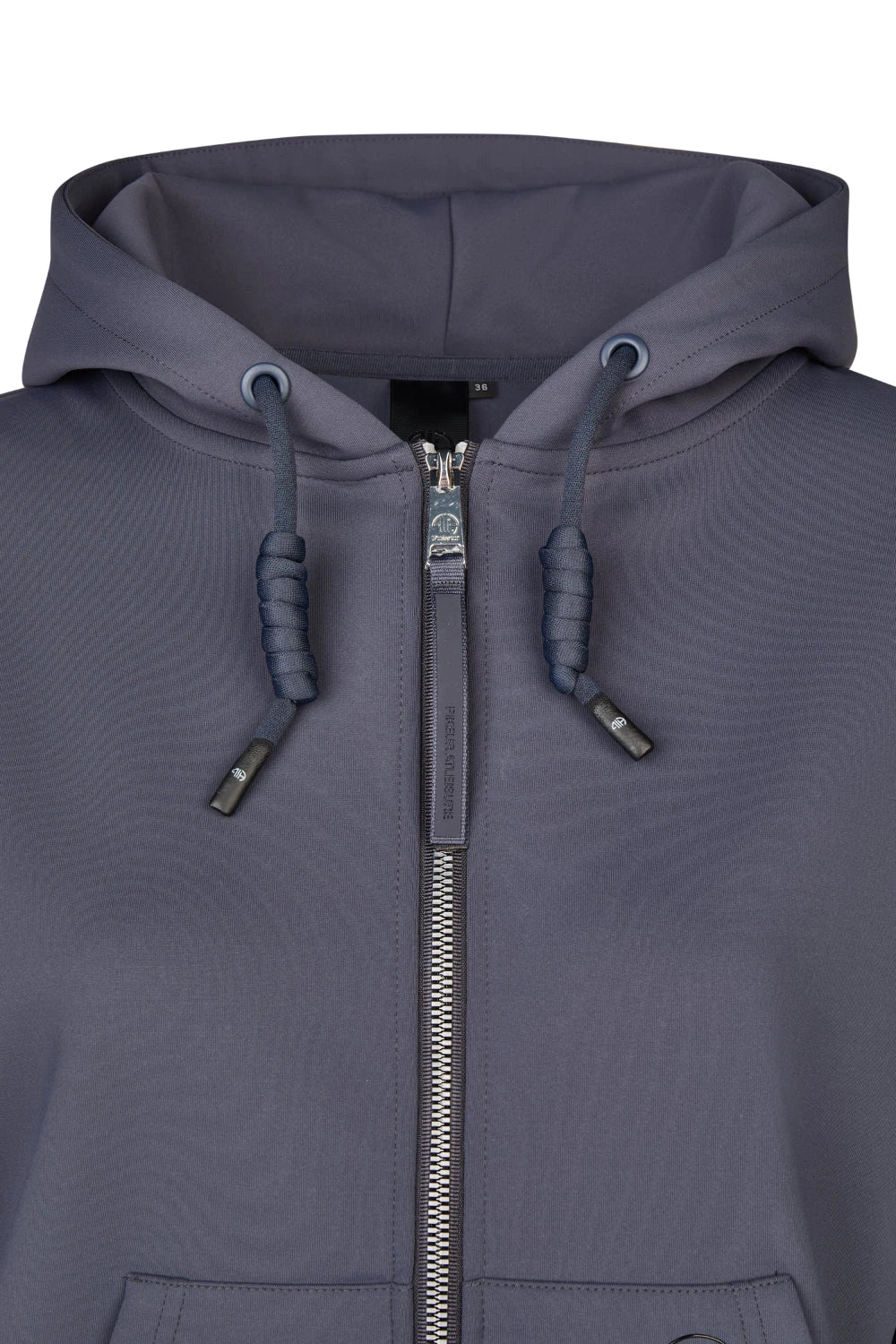 Pikeur Bluza z kapturem HOODY Jacket Athleisure 8282 A/W 2025 Graphite Blue - Cavalo