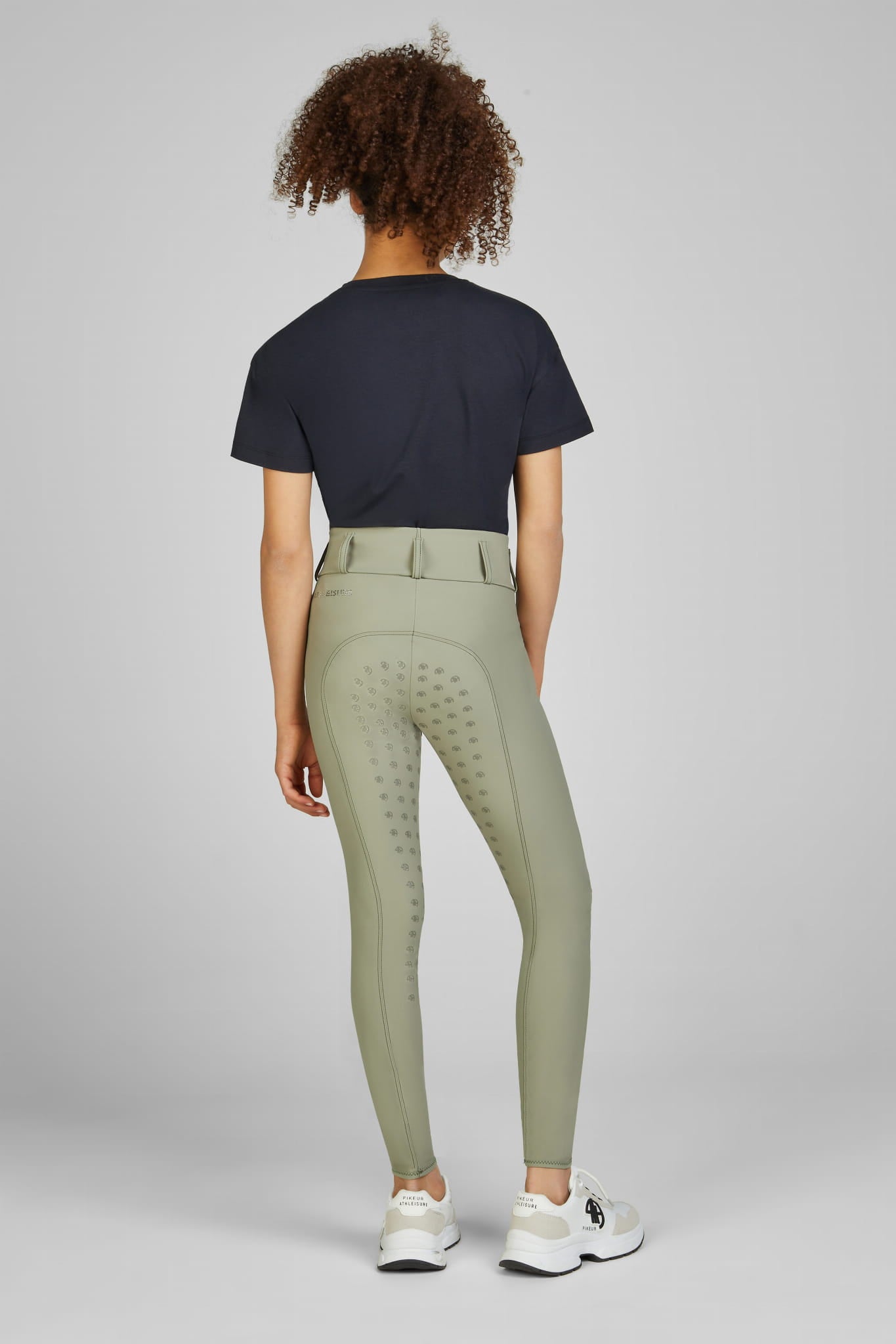 Pikeur Bryczesy dla dziewcząt Lilith Highwaist SD 9105 z pełnym lejem Light Moos S/S 2025 - Cavalo