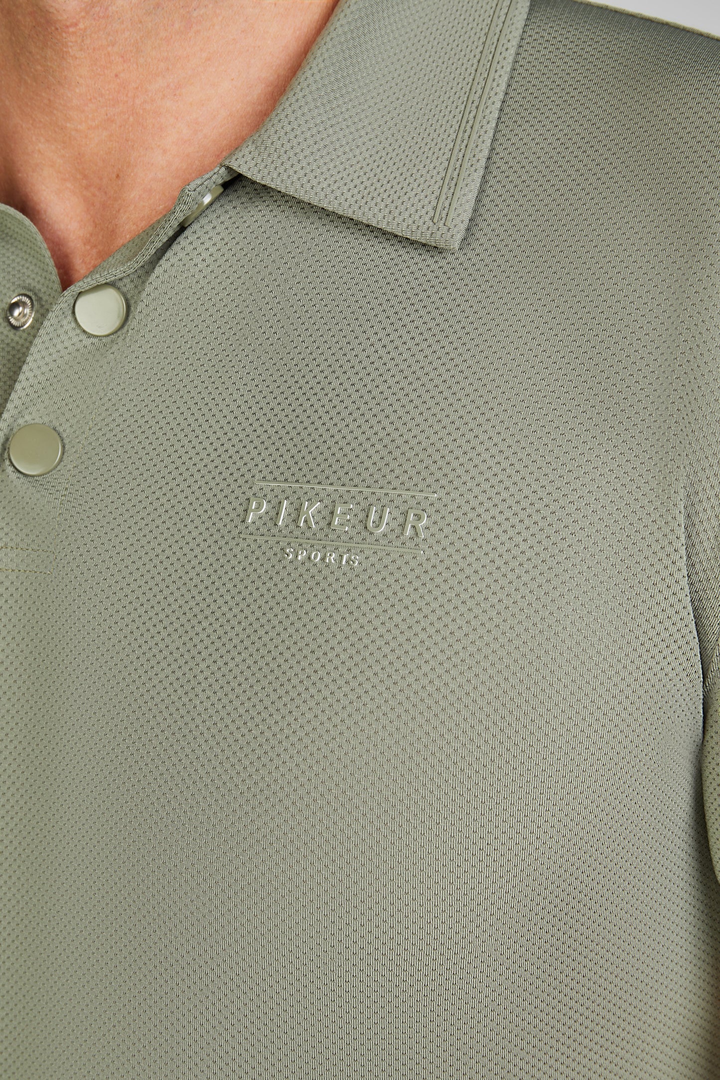 Pikeur Koszulka męska Polo funkcyjna 7249 Navy Sports S/S 2025 - Cavalo