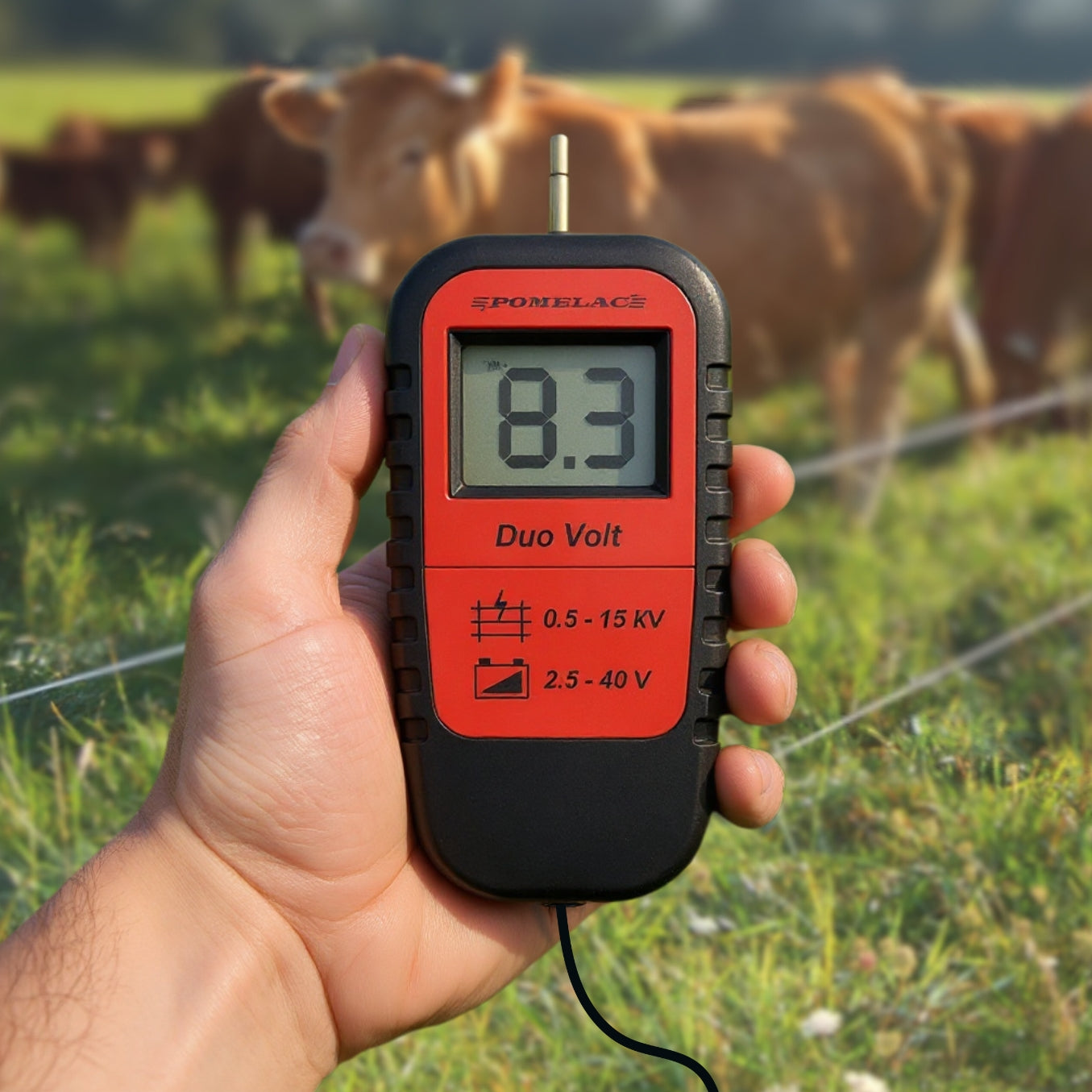 Numeryczny miernik napięcia Pomelac DUO VOLT 15 kV / 40V - Cavalo