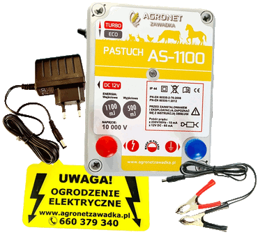 Pastuch Kompletny Zestaw solarny AS-1100 - Cavalo