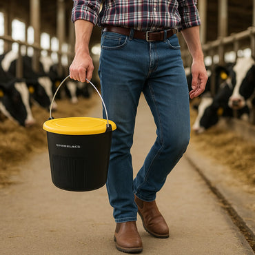 Pomelac wiadro okrągłe z pałąkiem 12 l z pokrywką - Cavalo