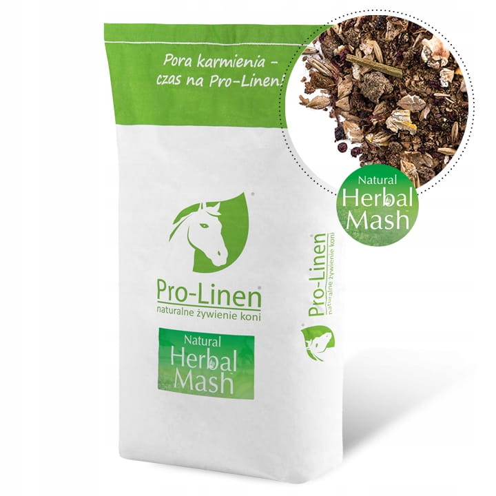 PRO-LINEN Natural Herbal Mash dla koni 15kg - Cavalo