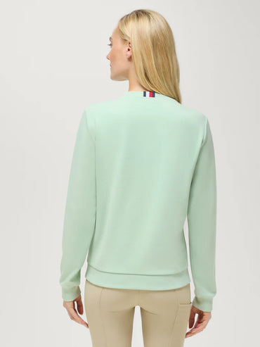 Bluza Tommy Hilfiger Belair Rhinestone Belair Mint