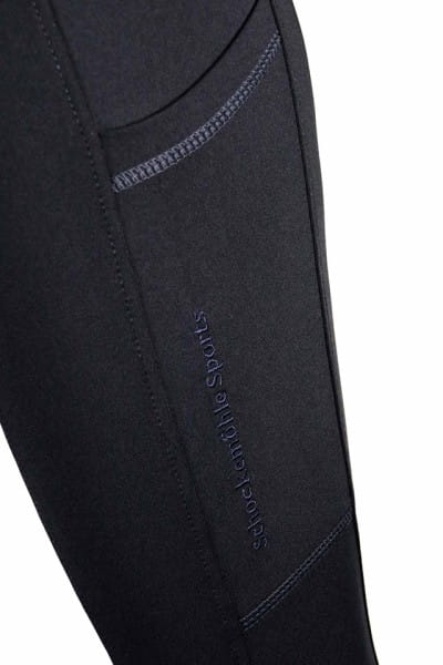 Leginsy jeździeckie Schockemohle Pocket Riding Tights KP ocean - Cavalo