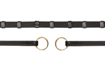 Wodze uchwytowe Schockemohle Dark Brown/Gold - WB (Full) - Cavalo