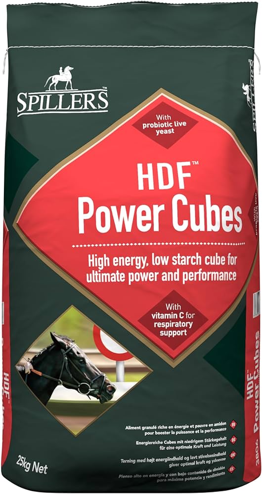 Pasza Spillers HDF Power Cubes dla koni w intensywnym treningu 25 kg - Cavalo