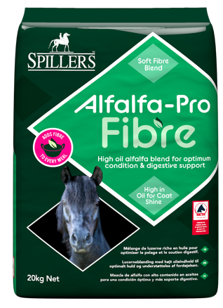 Sieczka Spillers Alfalfa-Pro Fibre 20kg dla konia z lucerny z dodatkiem oleju rzepakowego - Cavalo