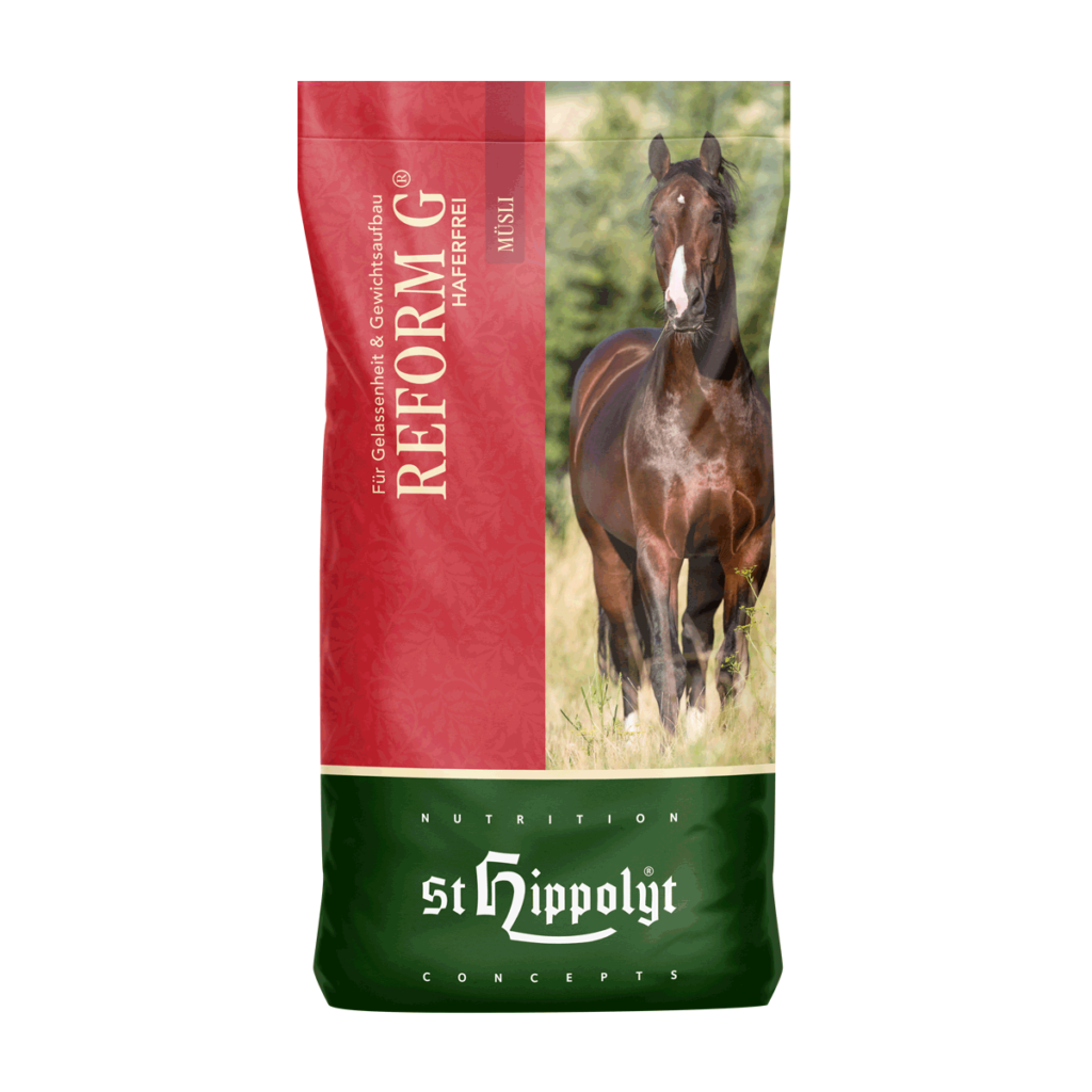 Pasza St.Hippolyt Reformmusli G 20 kg dla koni sportowych z dobrze przyswajalnym białkiem - Cavalo