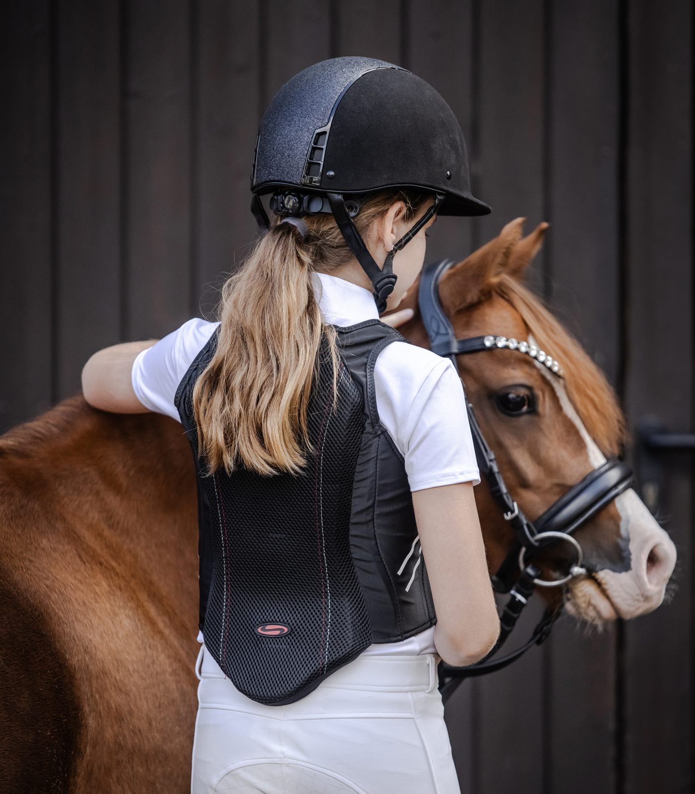 Kamizelka jeździecka ochronna dla dzieci Waldhausen Swing P07 - Cavalo