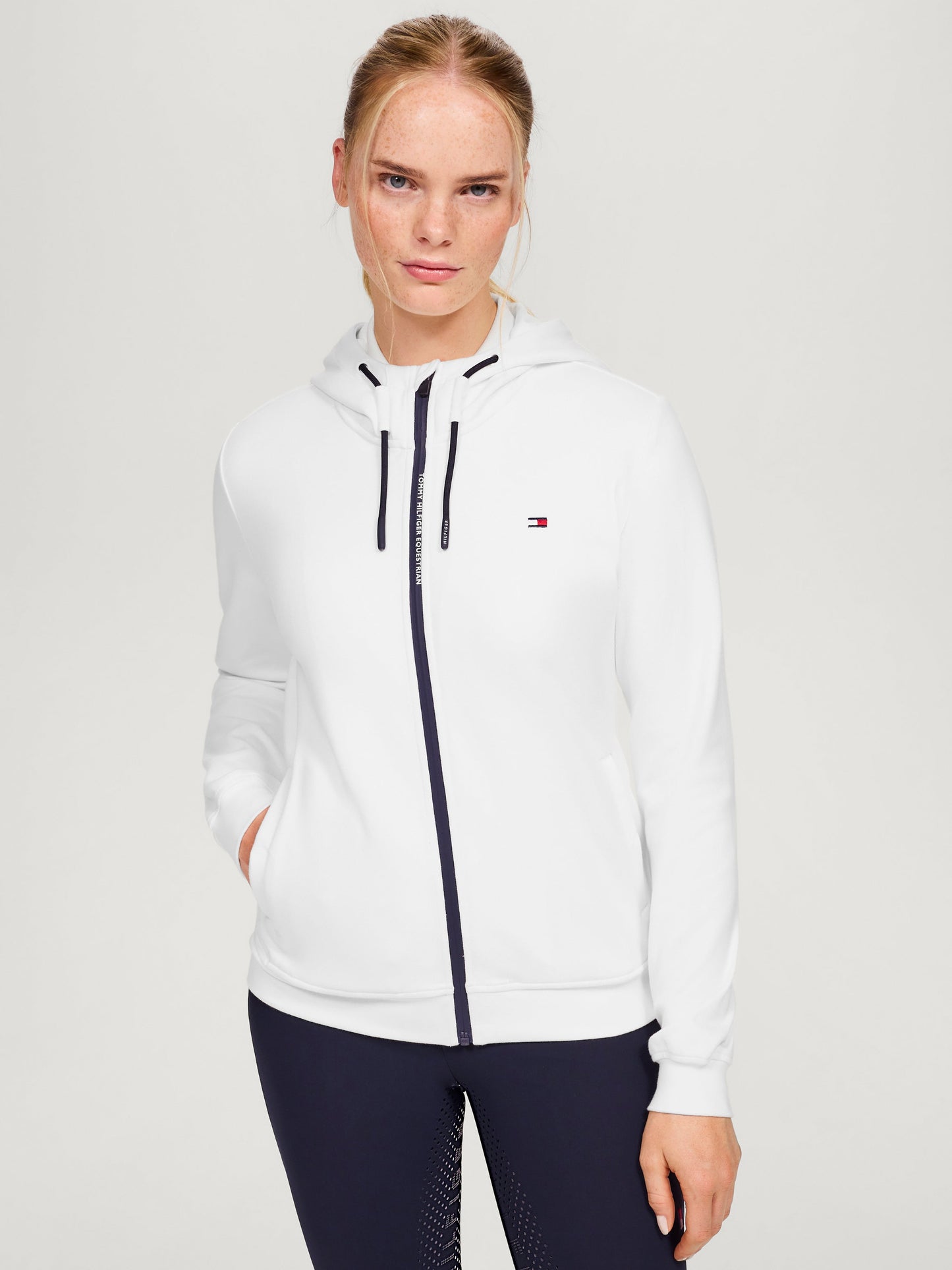 Bluza z kapturem Tommy Hilfiger Kingston z zamkiem - Cavalo