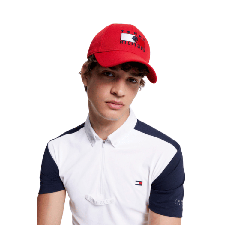 Czapka Tommy Hilfiger Equestrian MONTREAL DESERT SKY - Cavalo