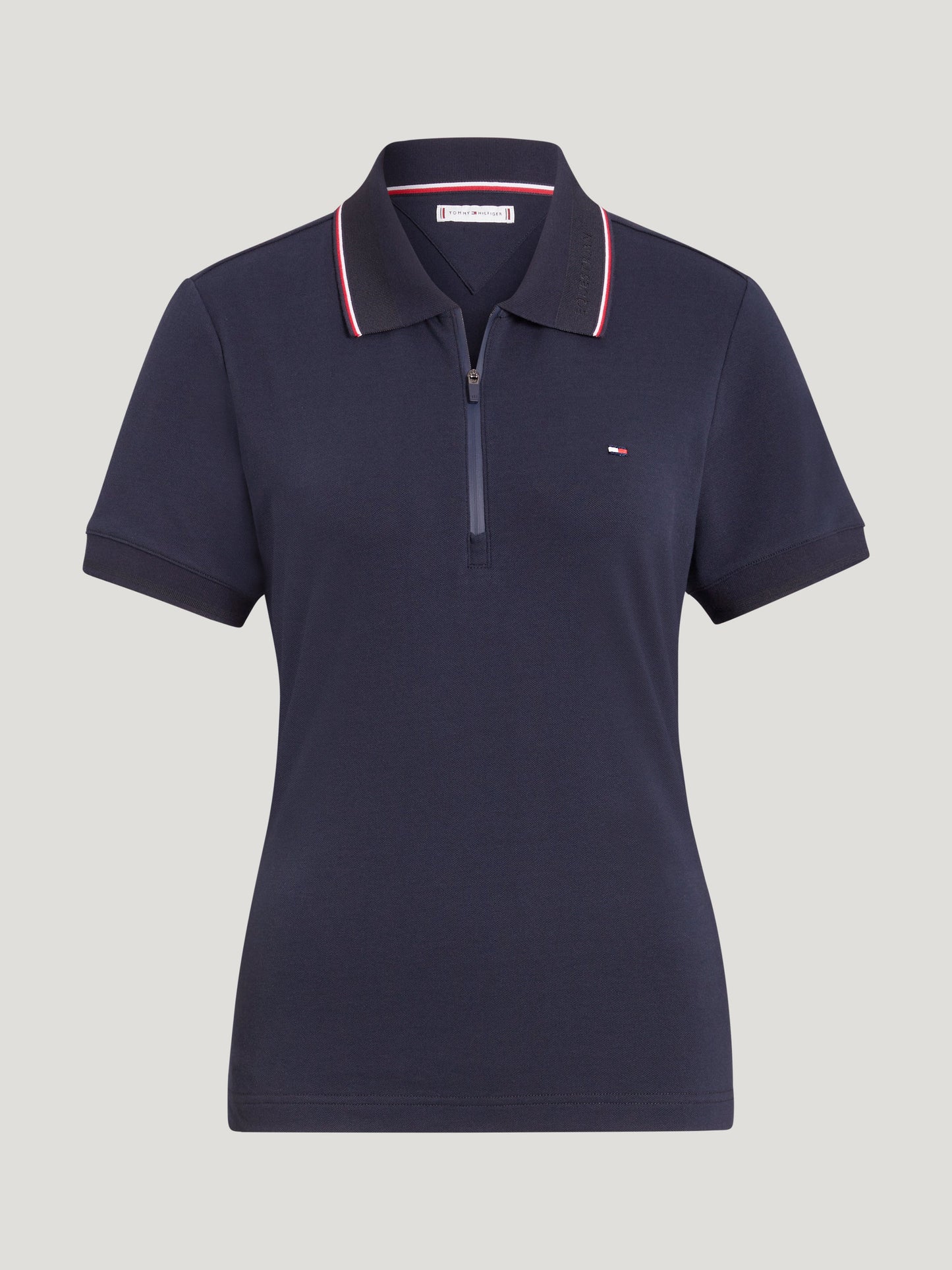 Koszulka polo Tommy Hilfiger Camden z zamkiem I krótkim rękawem - Cavalo