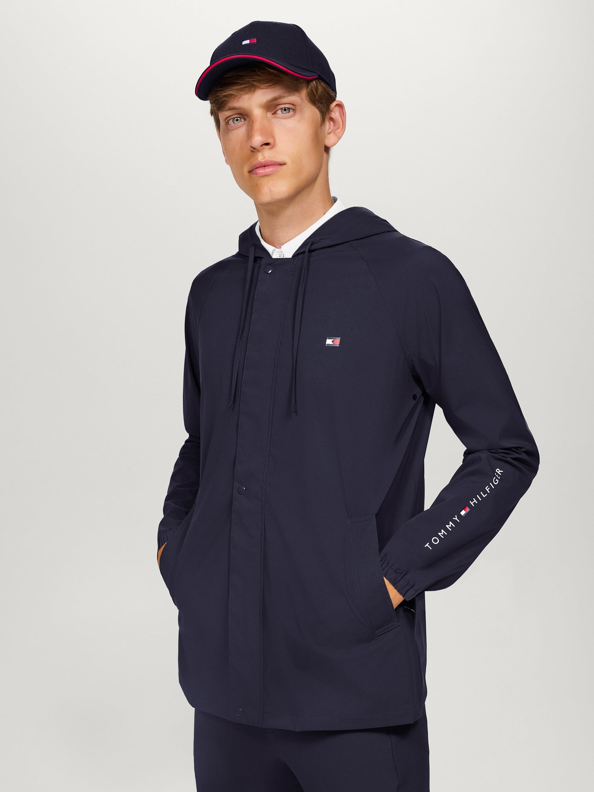 Kurtka przeciwdeszczowa Tommy Hilfiger Bolton składana DESERT SKY - Cavalo