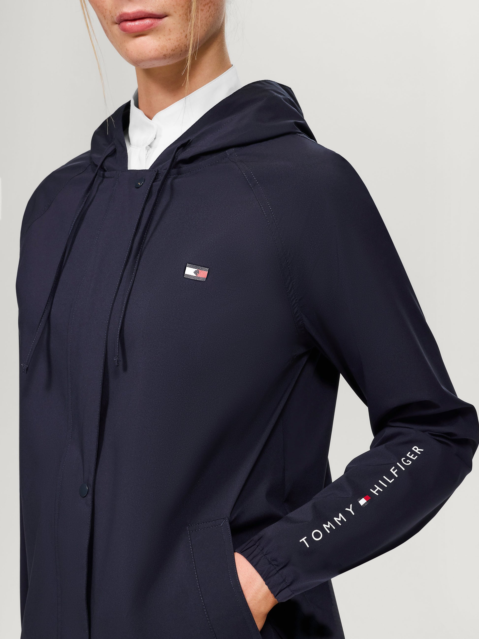 Kurtka przeciwdeszczowa Tommy Hilfiger Bolton składana DESERT SKY - Cavalo