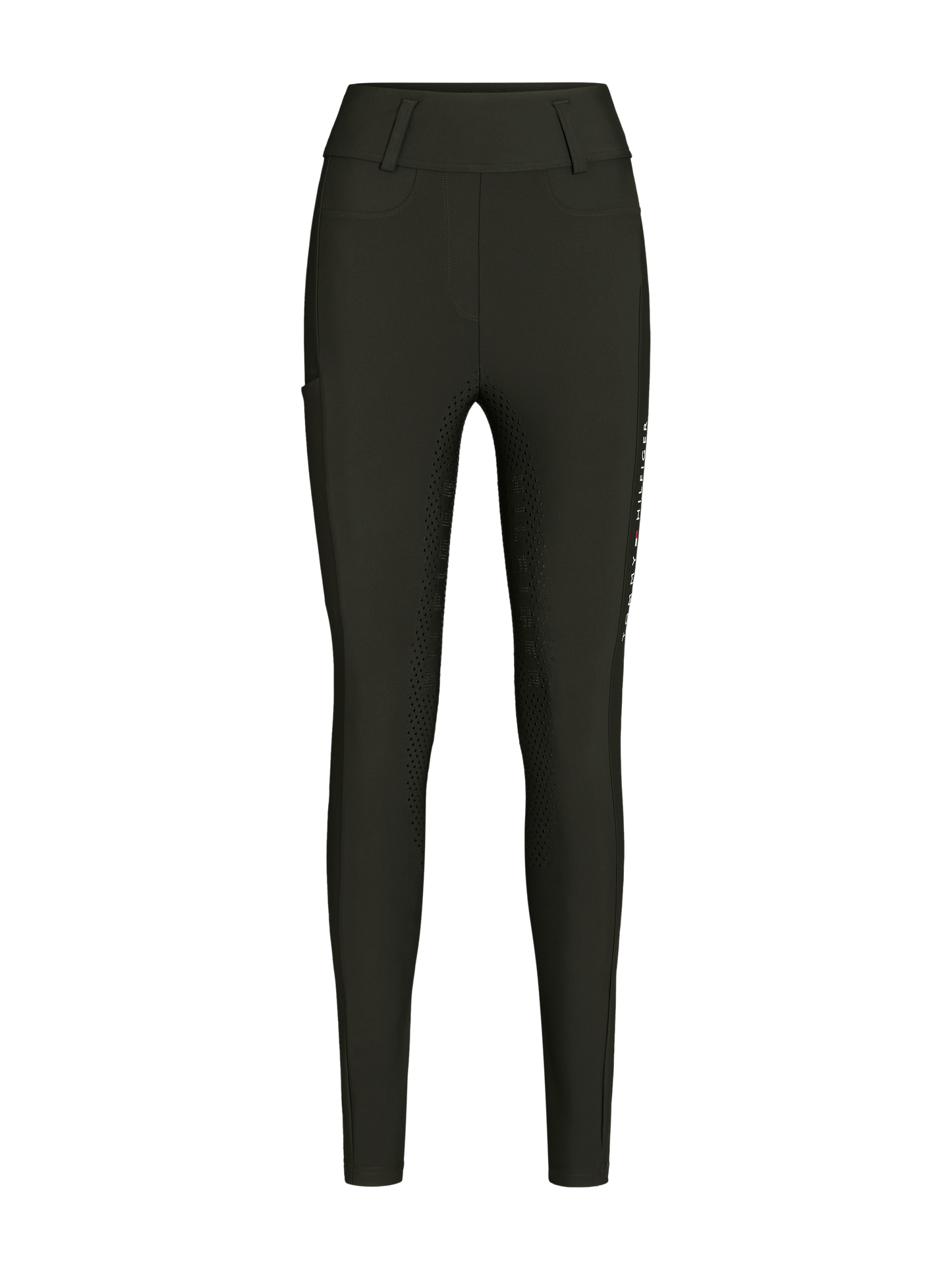 Legginsy całoroczne Tommy Hilfiger Equestrian Highland pełny lej - Cavalo