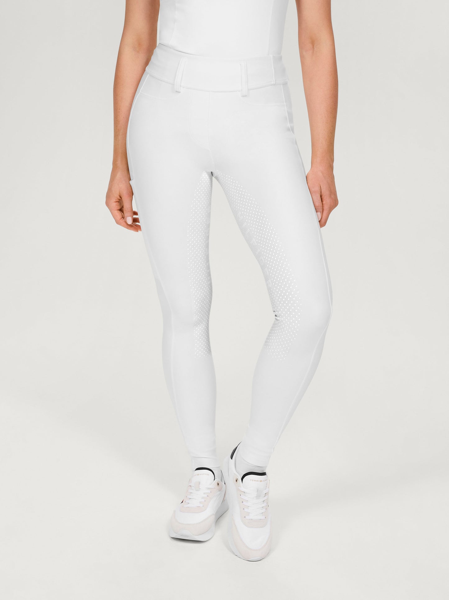 Legginsy całoroczne Tommy Hilfiger Equestrian Highland pełny lej - Cavalo
