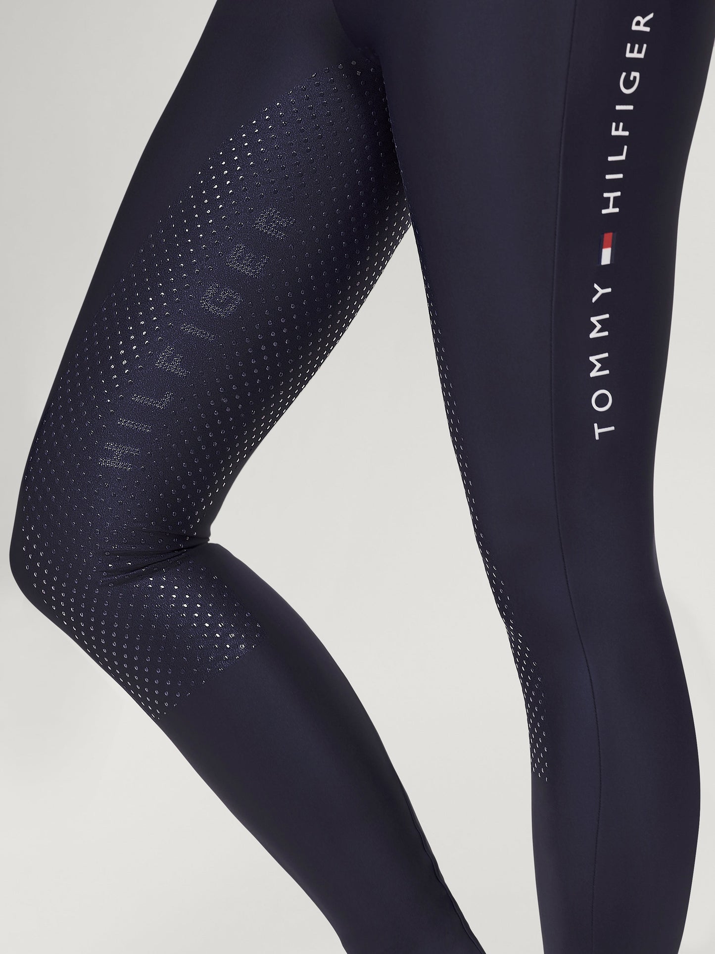 Legginsy całoroczne Tommy Hilfiger Equestrian Highland pełny lej - Cavalo