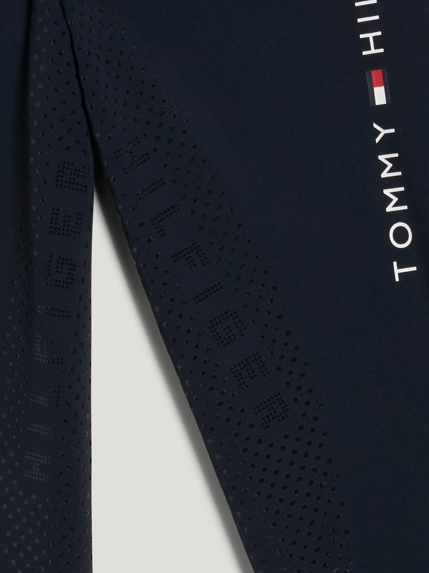 Legginsy Tommy Hilfiger Equestrian Elmira Desert Sky całoroczne pełny lej - Cavalo
