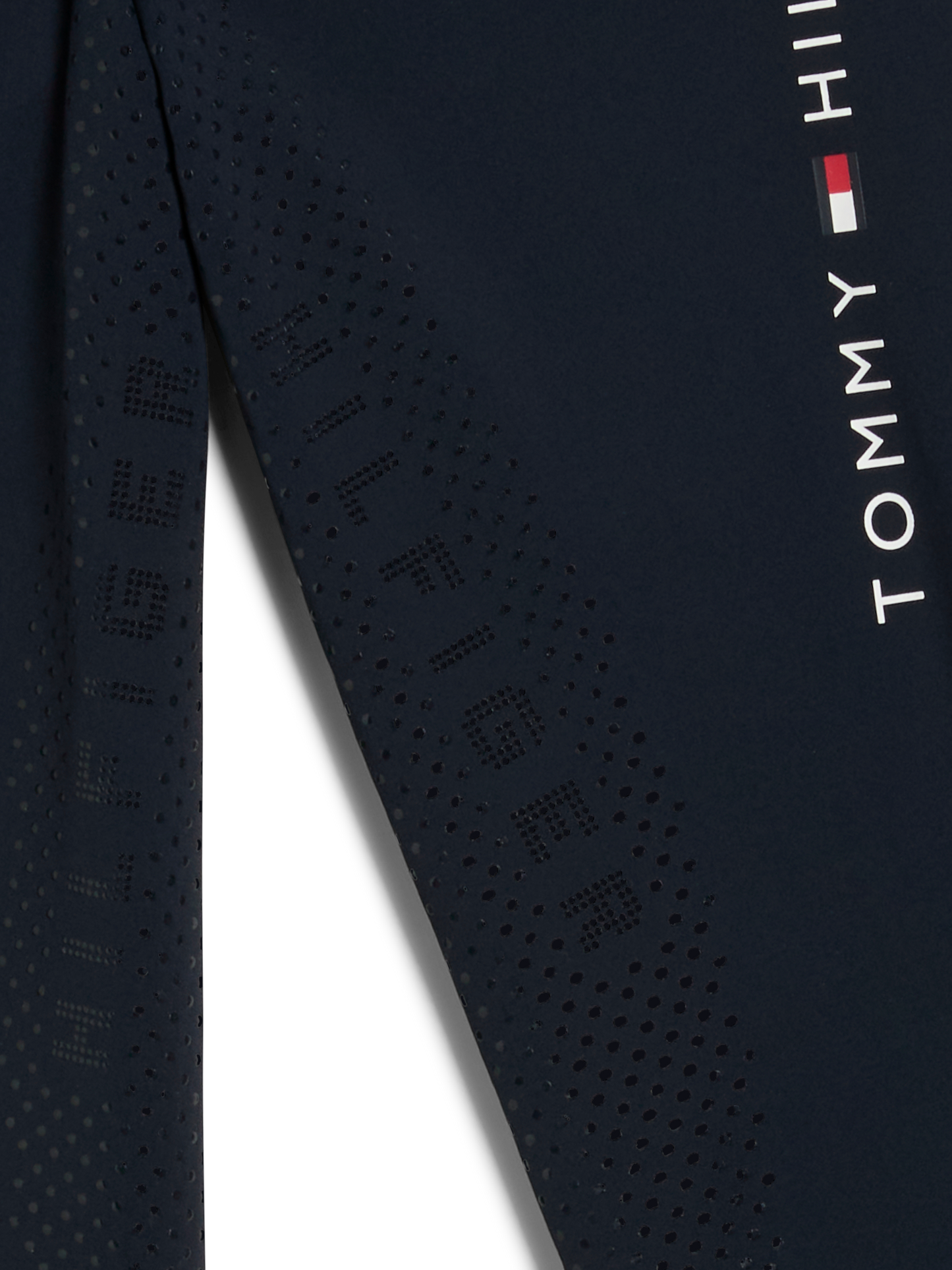 Legginsy Tommy Hilfiger Equestrian Elmira Desert Sky całoroczne pełny lej - Cavalo