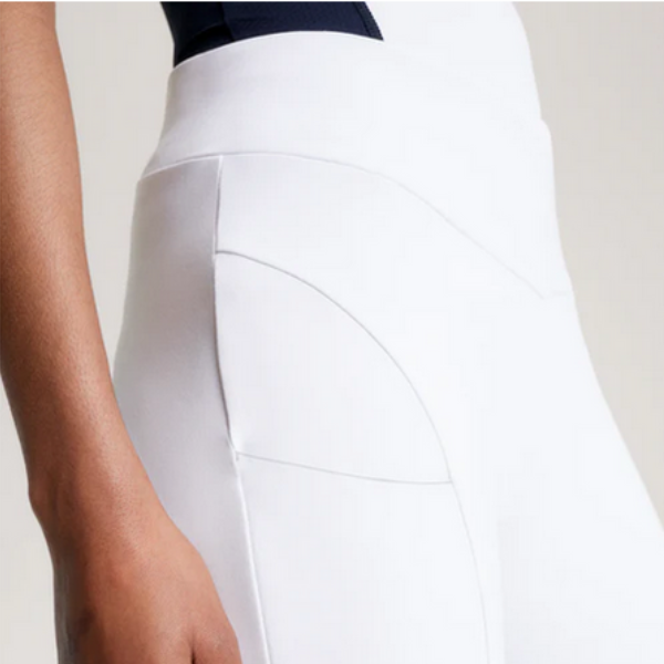 Legginsy Tommy Hilfiger Equestrian Elmira Desert Sky całoroczne pełny lej - Cavalo