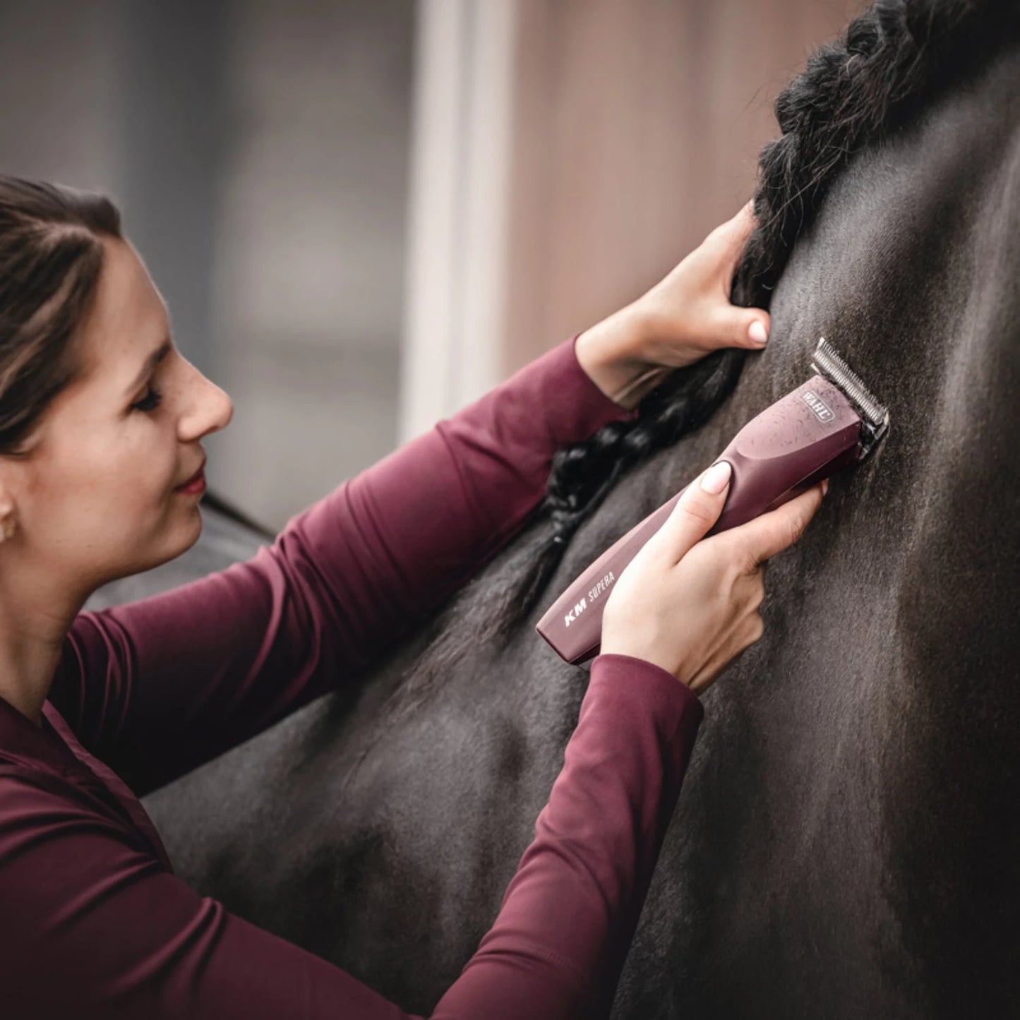 Maszynka bezprzewodowa do strzyżenia koni WAHL KM Supera LA - Cavalo