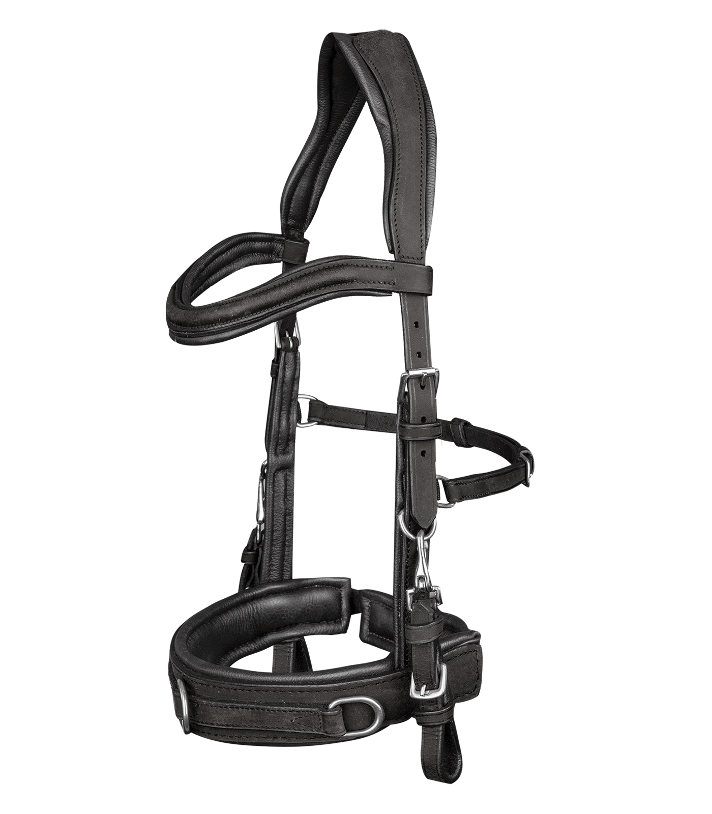 WALDHAUSEN Kawecan skórzany anatomiczny czarny - Cavalo