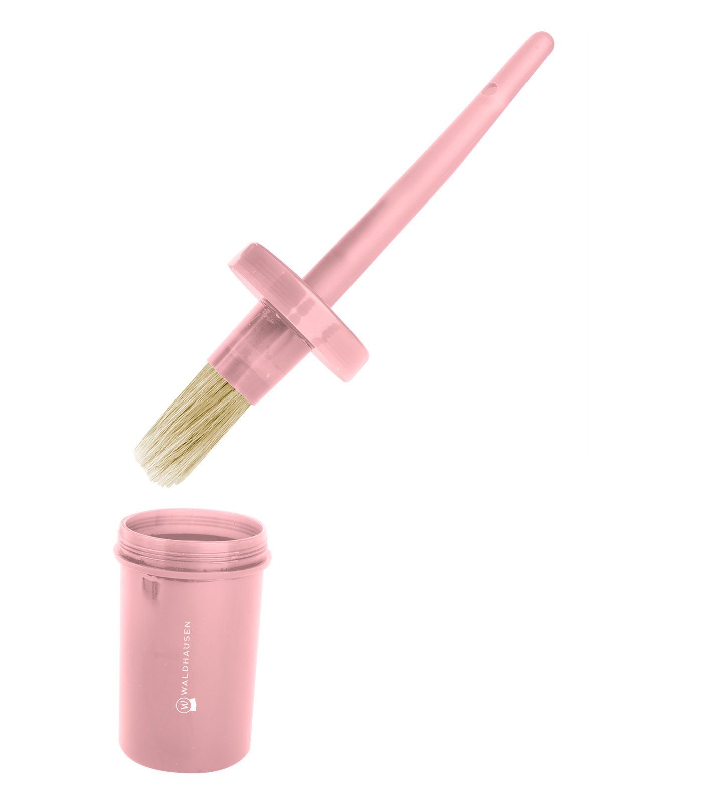 Waldhausen Pędzel do kopyt z pojemnikiem różowy - Cavalo